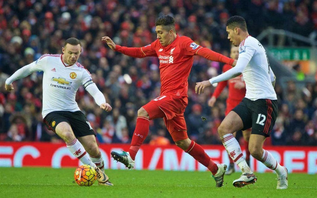 Roberto Firmino, Wayne Rooney, Chris Smalling, Liverpool, Manchester United