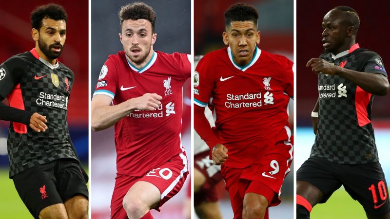 Salah, Mane, FIrmino, Jota