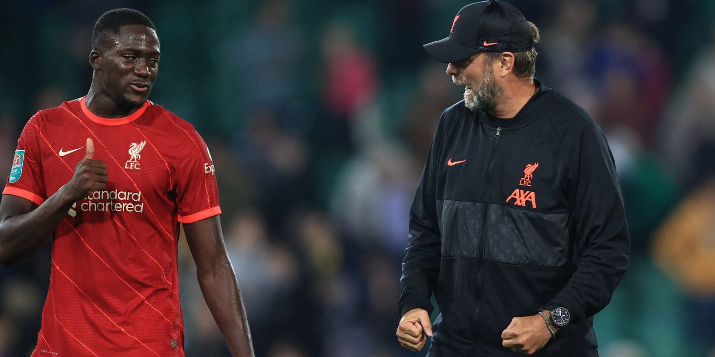 Konate, Van Dijk, Klopp