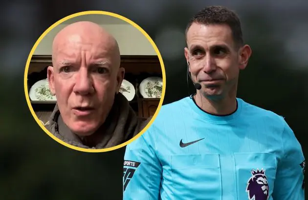 Former Premier League referee Dermot Gallagher and suspended official David Coote.