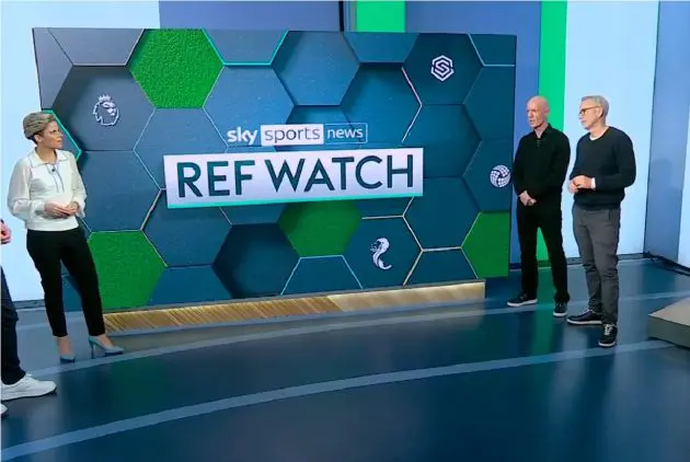 Dermot Gallagher disagreed with the decision to send off Andy Robertson against Fulham