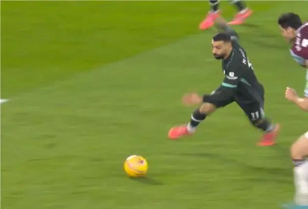 Mo Salah nutmegged two West Ham players in setting up Cody Gakpo's goal