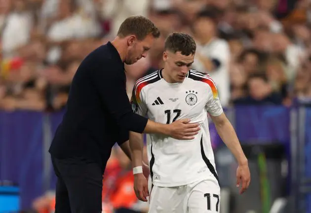 Julian Nagelsmann has praised Florian Wirtz for not being distracted by transfer speculation over a prospective move to Liverpool