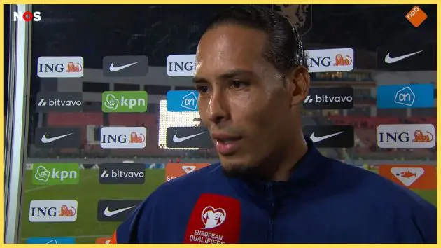 Virgil van Dijk speaks after Netherlands beat Malta