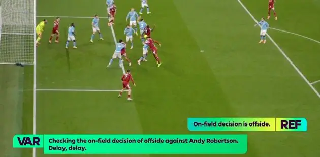 Virgil van Dijk's goal was ruled out controversially