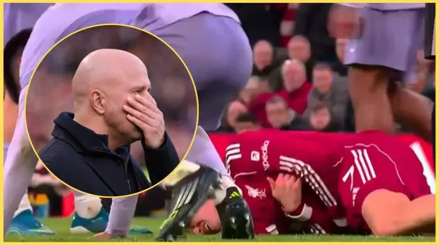Florian Wirtz was on the end of a dangerous tackle from Diego Gomez