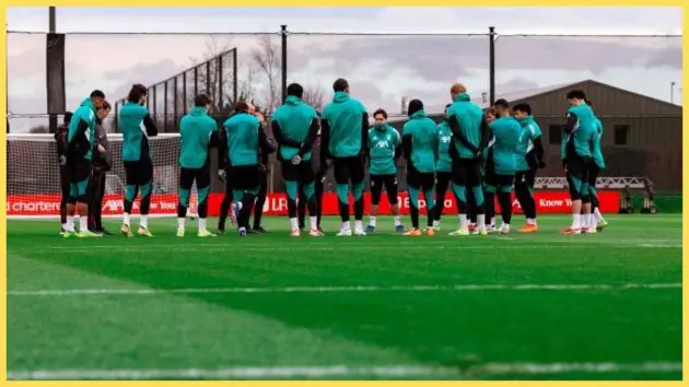 Liverpool squad train ahead of Marseille