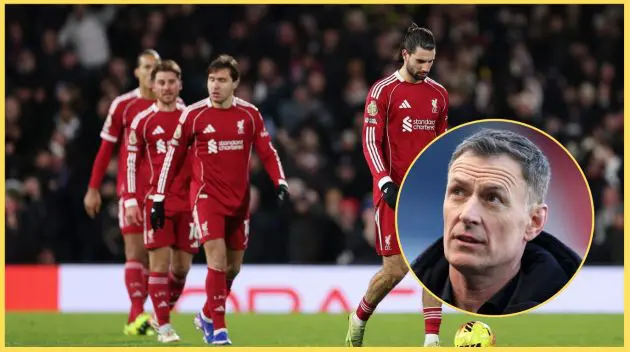 Chris Sutton named four Liverpool players who he feels have 'dropped significantly' this season
