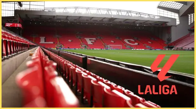 How do Liverpool's statistics for 2025/26 compare to LaLiga clubs?