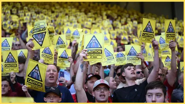 Liverpool fans have vehemently protested about impending ticket price increases at recent matches