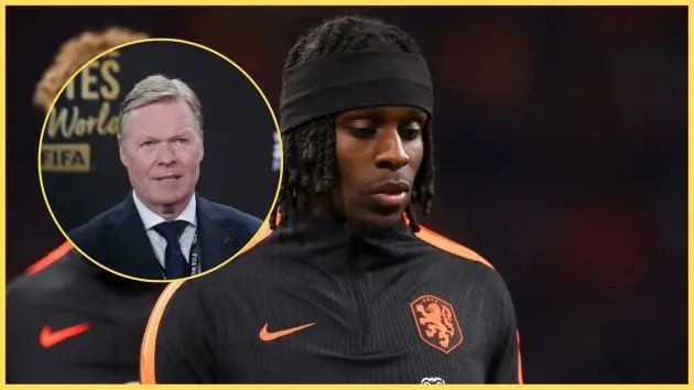 Ronald Koeman has explained why he omitted Jeremie Frimpong from Netherlands' World Cup squad