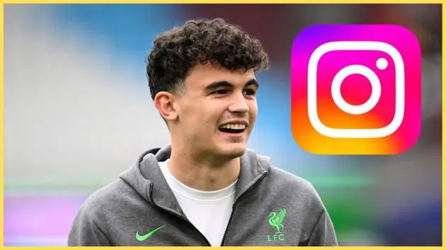 Stefan Bajcetic has shown off his latest training exploits on Instagram