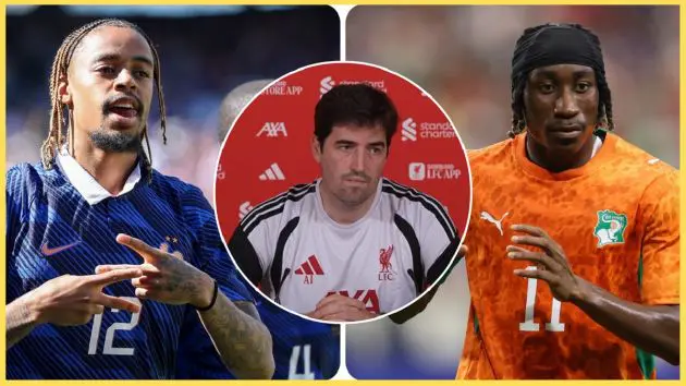 Andoni Iraola batted away questions about Bradley Barcola and Yan Diomande
