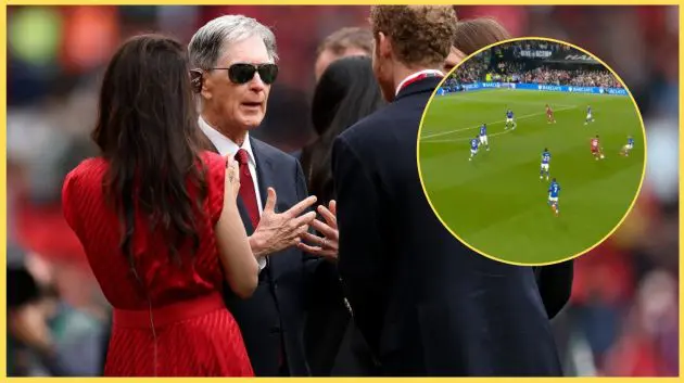 Liverpool owner John Henry, with Cody Gakpo inset